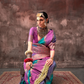 Printed Woven Rangkat Banarasi Silk Saree