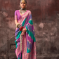 Printed Woven Rangkat Banarasi Silk Saree