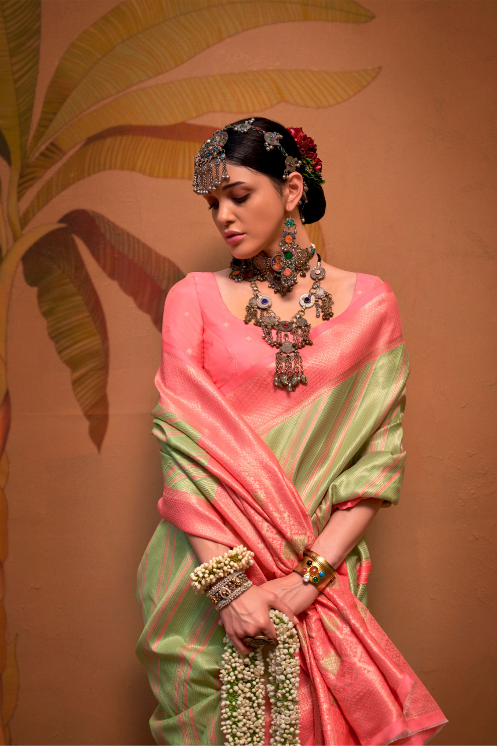 Pure Handloom Silk Saree with Traditional Charm