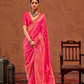 Gracefully Woven Pure Handloom Silk Drape Saree