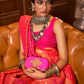 Elegant Handloom Saree with Traditional Zari Weaving