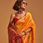 Handloom Weaving Silk Saree with Elegant Designer Finish