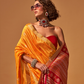 Handloom Weaving Silk Saree with Elegant Designer Finish