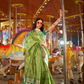 Designer Party Wear Handloom Kaitra Silk Saree with Elegant Weaving