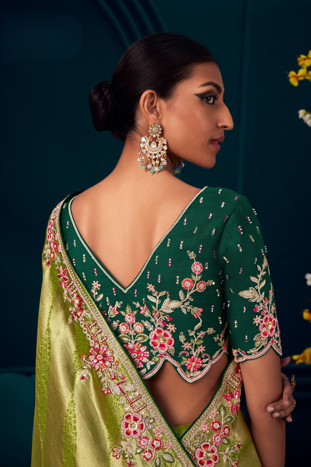 Heritage in Silk Elegant Designer Banarasi Kanjivaram Masterpiece