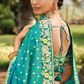 Handcrafted Designer Embroidered Banarasi Silk Lehenga Set