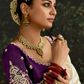 Woven Art Silk Wedding Saree with Rich Traditional Detailing