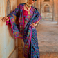 Pure Viscose Silk Saree with Luxury Print and Glory Finish