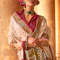Super Polyester Viscose Silk Saree with Hand Block Luxury Print