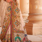 Super Polyester Viscose Silk Saree with Hand Block Luxury Print