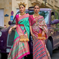 Premium Printed Saree in Polyester Viscose Silk with Shine