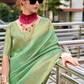 Handloom Kanchivaram Buttery Silk Saree with Rich Zari Weaving - LaVante Fashion