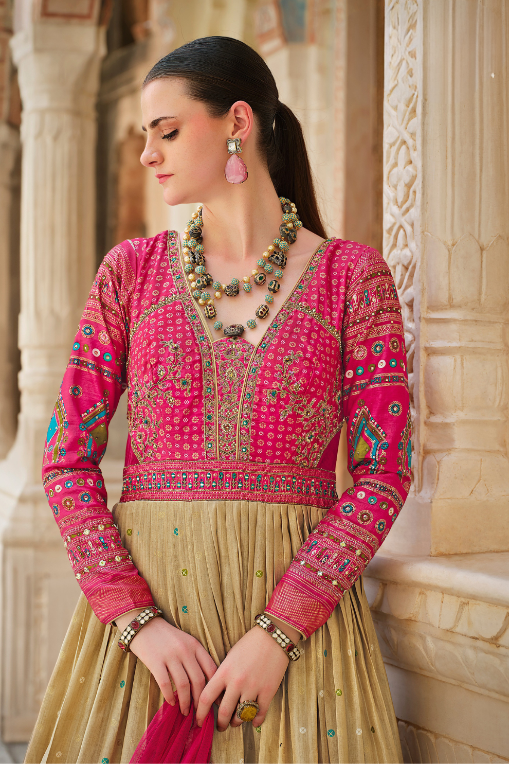 Lehenga Choli de seda de diseñador en color azul turquesa, lista para usar, con brillo y detalles de espejo