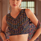 Navy Blue Georgette Readymade Sharara Suit