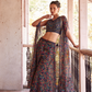 Navy Blue Georgette Readymade Sharara Suit