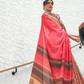 Digital Floral Printed Crepe Silk Saree with Graceful Drape