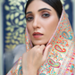 Premium Floral Banarasi Saree with Pashmina Silk Look