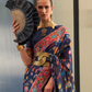 Kashmiri Modal Pashmina Silk Saree with Traditional Elegance