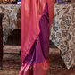 Graceful Kanjeevaram Silk Blend Saree with Motif Work