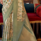 Traditional Woven Silk Blend Saree in Kanjivaram Design