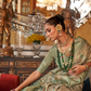 Traditional Woven Silk Blend Saree in Kanjivaram Design