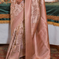 Elegant Silk Blend Saree with Kanjivaram Weave