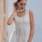 Elegant White Georgette Readymade Salwar Suit