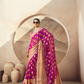 Georgette Saree with Artistic Burnout Butti for Occasions