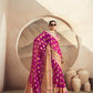 Georgette Saree with Artistic Burnout Butti for Occasions