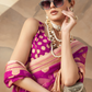 Georgette Saree with Artistic Burnout Butti for Occasions