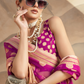Georgette Saree with Artistic Burnout Butti for Occasions