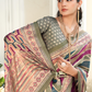 Pure Viscose Georgette Saree with Burnout Fancy Design