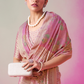 Luxury Georgette Saree Featuring Burnout Detailing