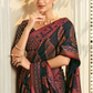 Pure Viscose Georgette Saree with Burnout and Soft Varnish Finish