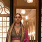 Lehenga Choli de seda de diseñador en color azul turquesa, lista para usar, con brillo y detalles de espejo