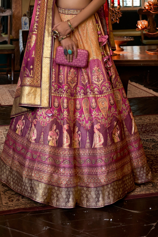 LAVANTEFASHIONLuxuriousRajwadiSilkLehengaCholiforBrides_25_eba32840-8984-4a49-9a12-cf556bc98b24 - LaVante Fashion