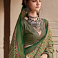 Mercerized New Sigma Silk Saree with Aqua Finish