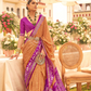 Premium Mercerized Silk Saree with Patola Motifs