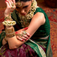 Patola Printed Sigma Silk Saree with Gold Accents