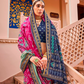Mercerized Sigma Silk Saree with Traditional Classic and Aqua Finish - LaVante Fashion