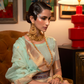 Elegant Modal Saree with Copper Zari Handloom Weaving