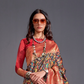Woven Banarasi Silk Blend Saree with Traditional Motifs