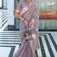 Elegant Mukaish Saree with Traditional Handloom Weaving