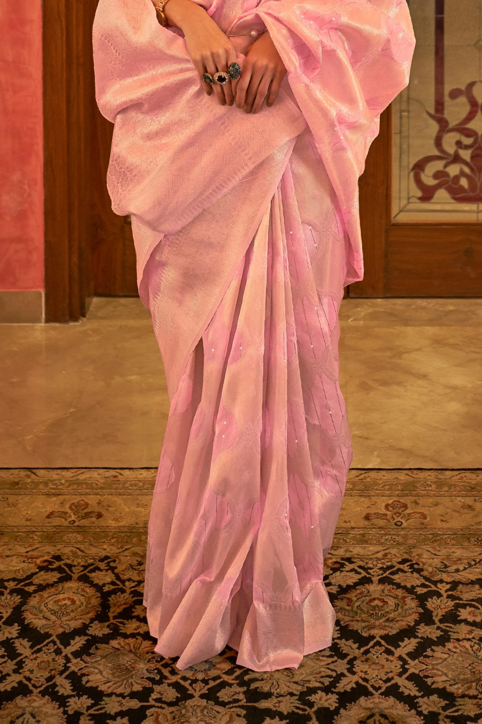 Elegant Modal Silk Saree with Subtle Weaving