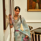 Premium Modal Saree with Ethnic Kashmiri Pallu and Blouse