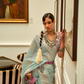 Premium Modal Saree with Ethnic Kashmiri Pallu and Blouse