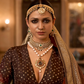 Velvet Brown &  Beige Silk Lehenga With Fine Detailing - LaVante Fashion