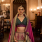 Dazzling Pink Rama Umbrella Lehenga - LaVante Fashion
