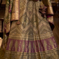 Green Glamour Stone Embroidered Silk Lehenga - LaVante Fashion