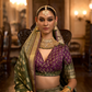 Green Glamour Stone Embroidered Silk Lehenga - LaVante Fashion